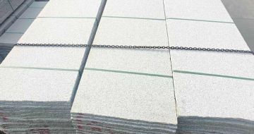 湛江芝麻白毛板，石材毛板