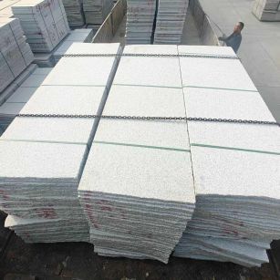 湛江芝麻白毛板，石材毛板