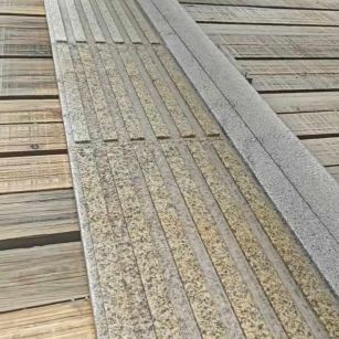 湛江黄金麻盲道石 盲条