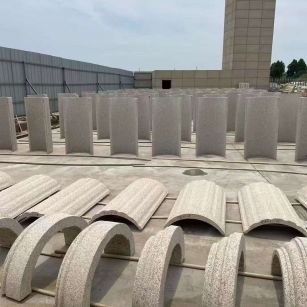 湛江黄金麻别墅柱皮 异形 线条定制