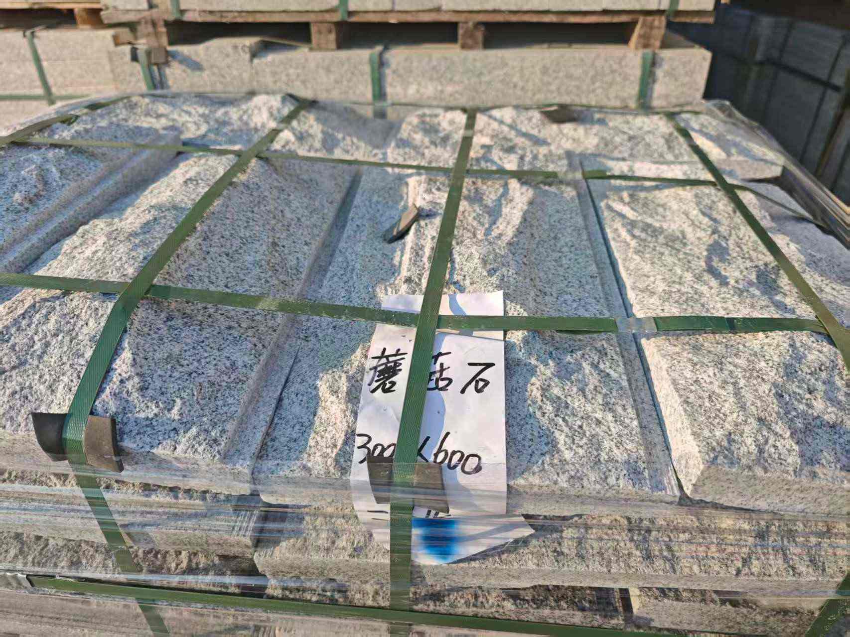 湛江芝麻白蘑菇石，自然面