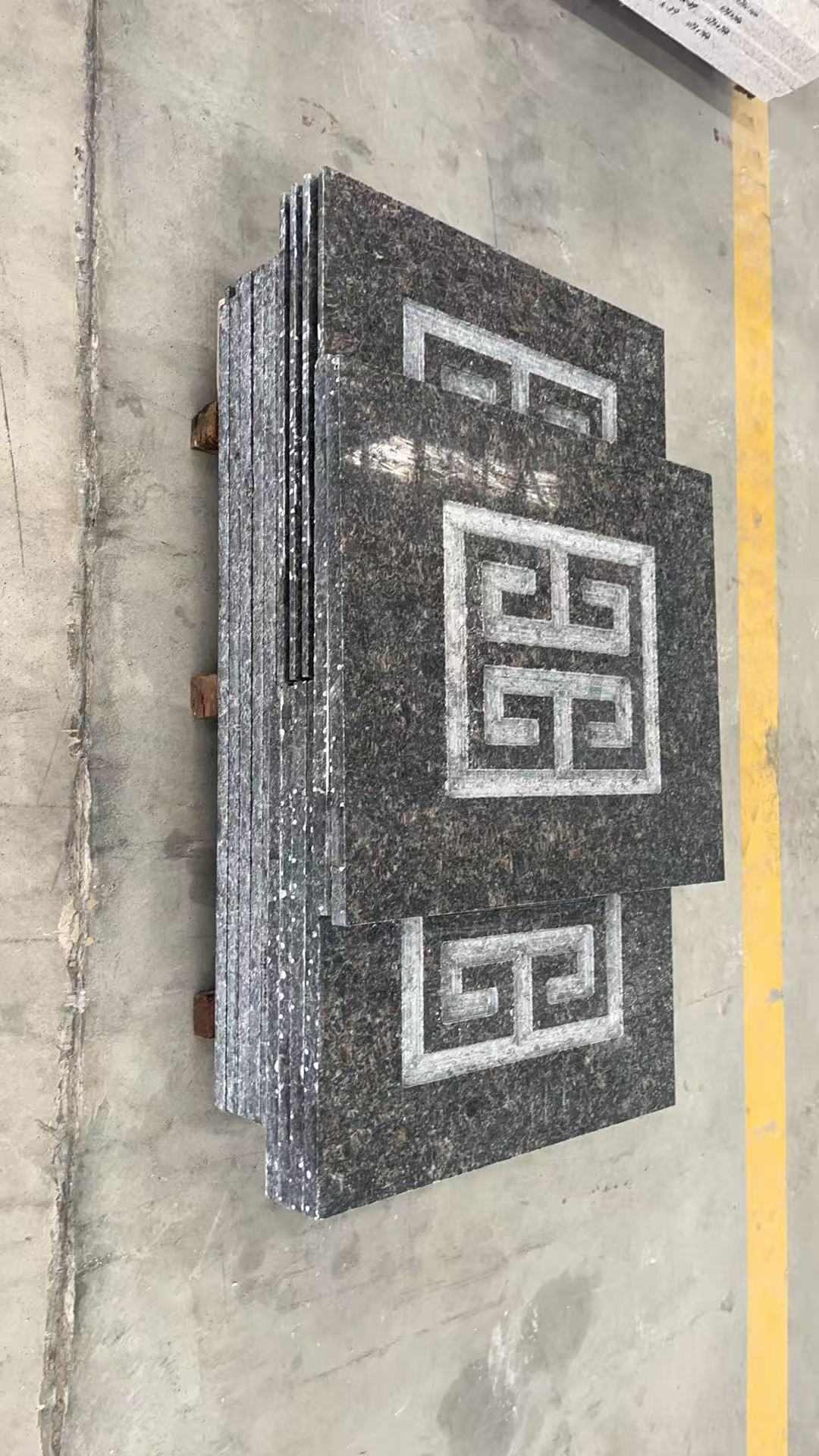 湛江英国棕回纹雕刻版